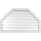 Ekena Millwork Octagonal Top Surface Mount PVC Gable Vent w/ 2"W x 2"P Brickmould Sill Frame, 40"W x 24"H GVPOT40X2403SF - alternate 1